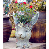 Maxbell Rabbit Shaped Flower Pot Decoration Succulent Pot for Farmhouse Office Shelf