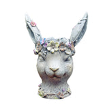 Maxbell Rabbit Shaped Flower Pot Decoration Succulent Pot for Farmhouse Office Shelf