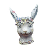 Maxbell Rabbit Shaped Flower Pot Decoration Succulent Pot for Farmhouse Office Shelf