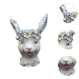 Maxbell Rabbit Shaped Flower Pot Decoration Succulent Pot for Farmhouse Office Shelf