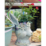 Maxbell Rabbit Shaped Flower Pot Decoration Succulent Pot for Farmhouse Office Shelf