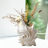 Maxbell Conch Shaped Flower Vase Floral Arrangement for Entrance Living Room Bedroom Paper Box Packaging