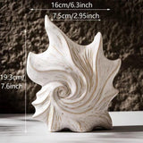 Maxbell Conch Shaped Flower Vase Floral Arrangement for Entrance Living Room Bedroom Paper Box Packaging