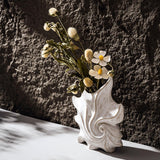 Maxbell Conch Shaped Flower Vase Floral Arrangement for Entrance Living Room Bedroom Paper Box Packaging