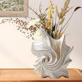 Maxbell Conch Shaped Flower Vase Floral Arrangement for Entrance Living Room Bedroom Paper Box Packaging
