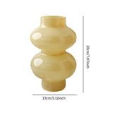 Maxbell Glass Hydroponic Vase Desktop Ornament for Entry Table, Kitchen, Study Decor Size S