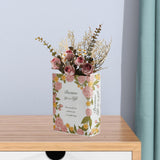 Maxbell Book Shaped Decorative Vase Artistic Flowerpot for Flowers Hallway Farmhouse Style A