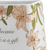 Maxbell Book Shaped Decorative Vase Artistic Flowerpot for Flowers Hallway Farmhouse Style B