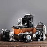 Maxbell Camera Statue Model Sculpture Resin Showcase Decorative Prop for Bar Friends 13.5cmx8cm