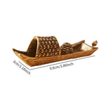 Maxbell Incense Holder Creative Ash Catcher Tray Box for Farmhouse Bookshelf Cabinet