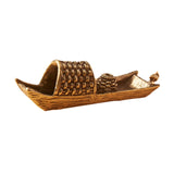 Maxbell Incense Holder Creative Ash Catcher Tray Box for Farmhouse Bookshelf Cabinet