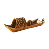 Maxbell Incense Holder Creative Ash Catcher Tray Box for Farmhouse Bookshelf Cabinet