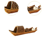 Maxbell Incense Holder Creative Ash Catcher Tray Box for Farmhouse Bookshelf Cabinet