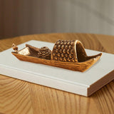 Maxbell Incense Holder Creative Ash Catcher Tray Box for Farmhouse Bookshelf Cabinet