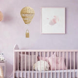 Maxbell Rattan Hot Air Balloon Backdrop Wall Decor for Office Wedding Party