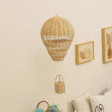 Maxbell Rattan Hot Air Balloon Backdrop Wall Decor for Office Wedding Party