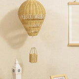 Maxbell Rattan Hot Air Balloon Backdrop Wall Decor for Office Wedding Party
