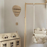 Maxbell Rattan Hot Air Balloon Backdrop Wall Decor for Office Wedding Party
