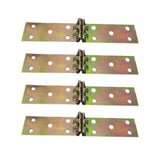 Maxbell 4Pcs Folding Flip Top Hinges Edge Hinges for Computer Desk Butler Tray Doors 16.2x3.1cm