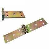 Maxbell 4Pcs Folding Flip Top Hinges Edge Hinges for Computer Desk Butler Tray Doors 16.2x3.1cm