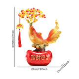 Maxbell Resin Statue Collection Gifts Prosperity Figurine for Indoor Bedroom Desktop Fish