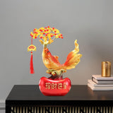 Maxbell Resin Statue Collection Gifts Prosperity Figurine for Indoor Bedroom Desktop Fish