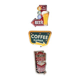 Maxbell Bar Light up Signs Wall Sign Home Living Room Cafe Kitchen Easy Setup Plaque Beer Bar