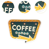 Maxbell Bar Light up Signs Wall Sign Home Living Room Cafe Kitchen Easy Setup Plaque Coffee House