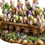 Maxbell Easter Acrylic Rabbits Ornament 2D Easter Decoration for Home Office Bedroom
