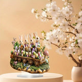 Maxbell Easter Acrylic Rabbits Ornament 2D Easter Decoration for Home Office Bedroom
