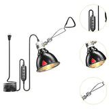 Maxbell Reptile Light Shade Fixture Lamp Cover for Tortoises Bearded Dragons Basking