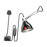 Maxbell Reptile Light Shade Fixture Sturdy E27 Lamp Holder for Turtles Snake Basking