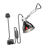 Maxbell Reptile Light Shade Fixture Sturdy E27 Lamp Holder for Turtles Snake Basking