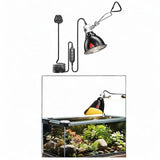 Maxbell Reptile Light Shade Fixture Sturdy E27 Lamp Holder for Turtles Snake Basking