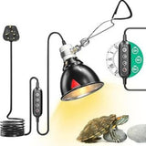 Maxbell Reptile Light Shade Fixture Sturdy E27 Lamp Holder for Turtles Snake Basking