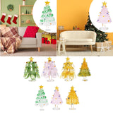 Maxbell Christmas Tree Figurine Sculpture Christmas Decoration for Home Office Party Style A