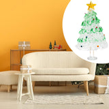 Maxbell Christmas Tree Figurine Sculpture Christmas Decoration for Home Office Party Style A