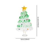 Maxbell Christmas Tree Figurine Sculpture Christmas Decoration for Home Office Party Style A