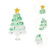 Maxbell Christmas Tree Figurine Sculpture Christmas Decoration for Home Office Party Style A