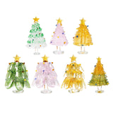 Maxbell Christmas Tree Figurine Sculpture Christmas Decoration for Home Office Party Style A