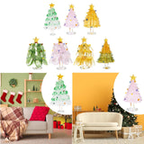 Maxbell Christmas Tree Figurine Sculpture Christmas Decoration for Home Office Party Style A