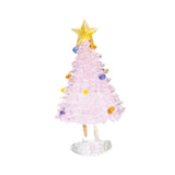 Maxbell Christmas Tree Figurine Sculpture Christmas Decoration for Home Office Party Style B