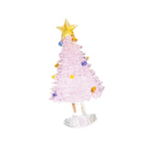 Maxbell Christmas Tree Figurine Sculpture Christmas Decoration for Home Office Party Style B