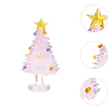 Maxbell Christmas Tree Figurine Sculpture Christmas Decoration for Home Office Party Style B
