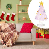 Maxbell Christmas Tree Figurine Sculpture Christmas Decoration for Home Office Party Style B
