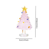 Maxbell Christmas Tree Figurine Sculpture Christmas Decoration for Home Office Party Style B