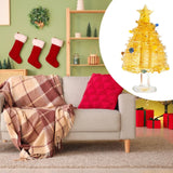 Maxbell Christmas Tree Figurine Sculpture Christmas Decoration for Home Office Party Style C