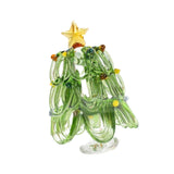 Maxbell Christmas Tree Figurine Sculpture Christmas Decoration for Home Office Party Style D
