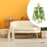 Maxbell Christmas Tree Figurine Sculpture Christmas Decoration for Home Office Party Style D