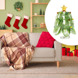 Maxbell Christmas Tree Figurine Sculpture Christmas Decoration for Home Office Party Style D
